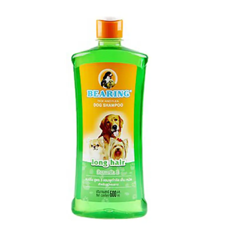 Bearing (แชมพูแบริ่ง) สูตร 3 กำจัดเห็บหมัด สำหรับสุนัขขนยาว 600 มล. 1 Bearingformula3