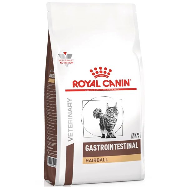 Royal Canin ชนิดเม็ด สูตร Gastrointestinal Hairball (ประกอบการรักษาทางเดินอาหาร) ขนาด 400 g.