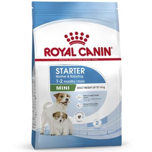 Royal Canin ชนิดเม็ด สูตร Mini Starter สำหรับ แม่สุนัข และลูกสุนัขพันธุ์เล็ก ขนาด 1 Kg.