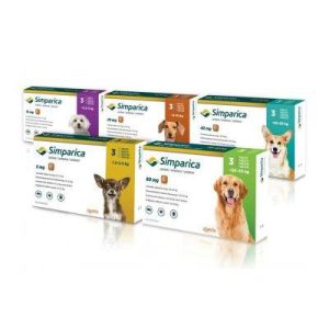Simparica ชนิดเม็ดเคี้ยว ป้องกันและกำจัดเห็บ หมัด เรื้อน ไรหู