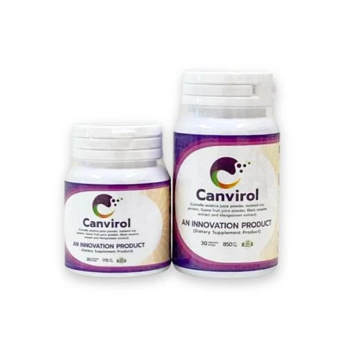 Canvirol อาหารเสริมภูมิร่างกาย สำหรับสุนัขและแมว ขนาด 170 Mg. และ 850 Mg. 1 Canvirol 17085Mg.